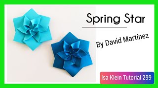 Origami: Spring Star by David Martinez | Tutorial 299