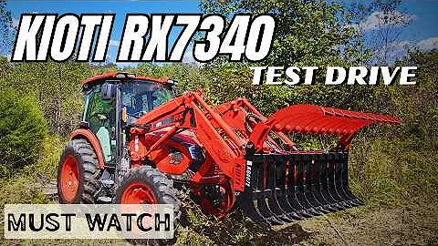 Kioti RX7340 Tractor Test Drive on Our Homestead!
