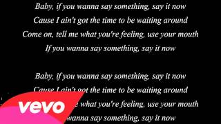 Say Something Karen Harding Lyrics