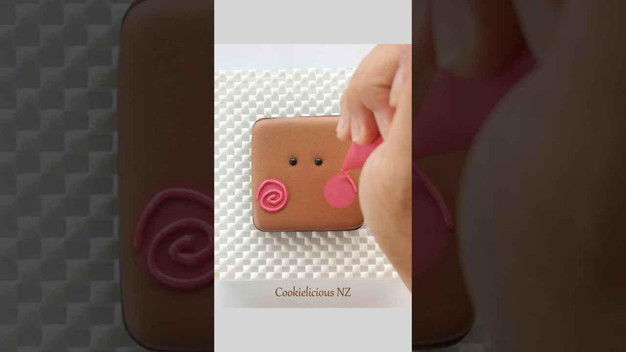 Simple square christmas cookies #shorts #gingy