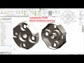 SolidWorks Tutorial Exercise 228-Shell multi thickness Setting