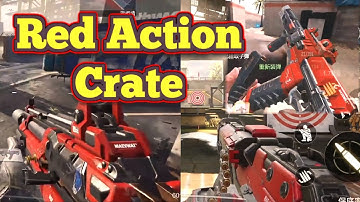 Vermillion Arsenal Crate | Red Action Crate | AS VALb& Man-O-War Red Action | COD Mobile | CODM