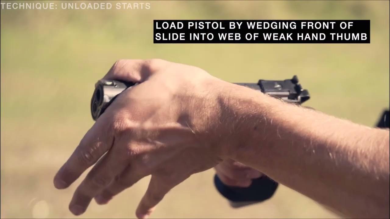 Handgun Action Shooting Technique Unloaded Starts YouTube