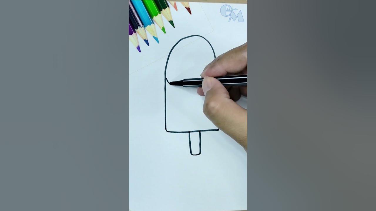 Cara Menggambar Es Krim