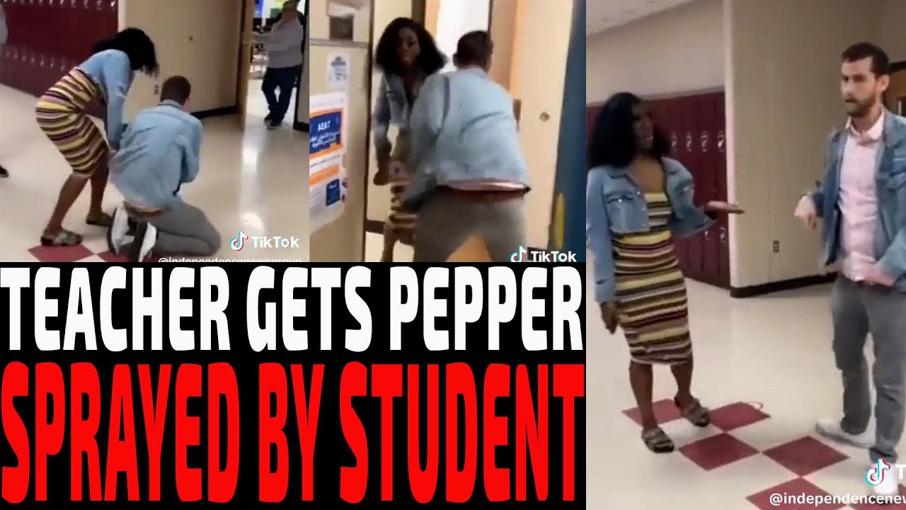 Student Pepper Sprays Teacher For Taking Her Cellphone [VIDEO]