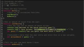 Your Own Custom Function (Game Development/Design - Unit 2 Lesson 6.8 - Coding & JavaScript)