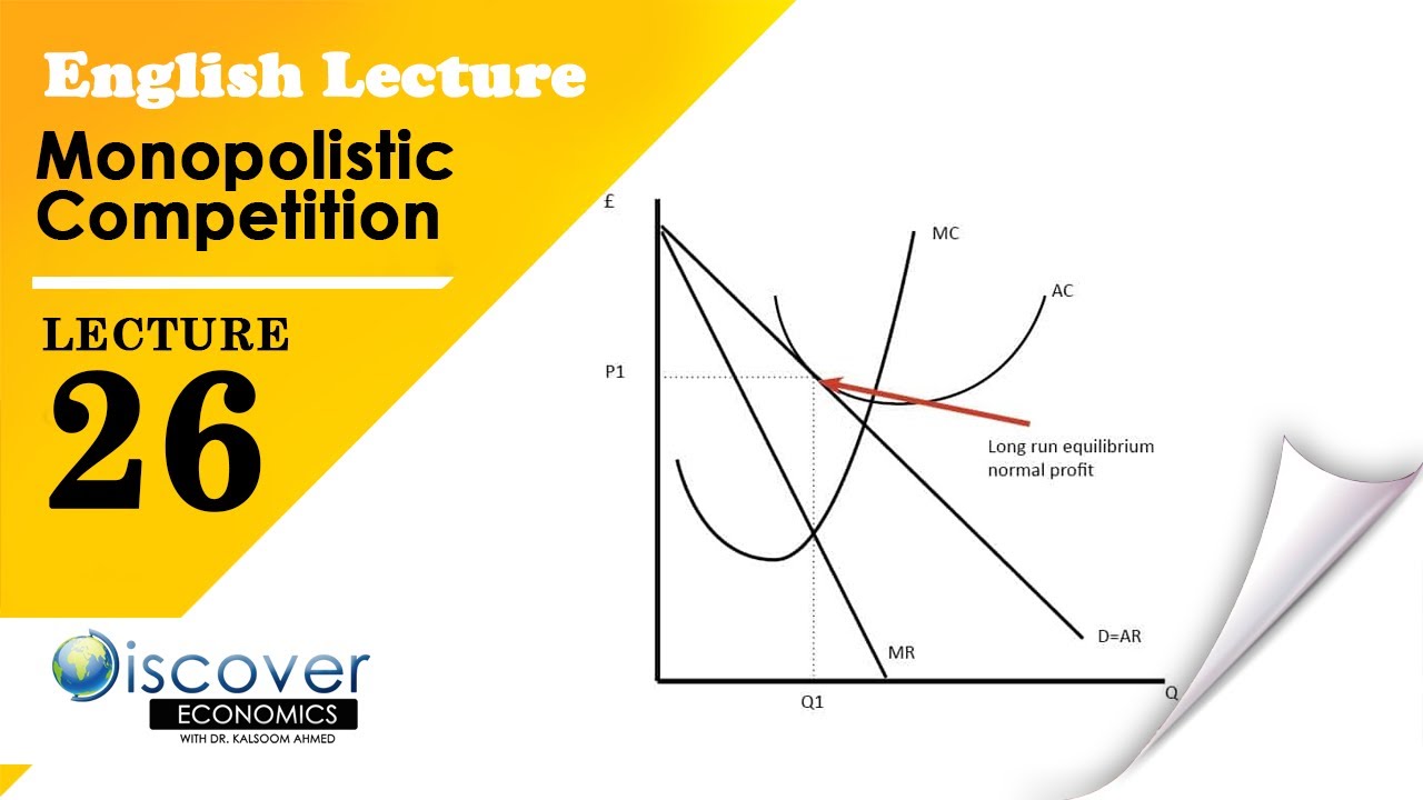 Lecture 26 Monopolistic Competition English MBA BBA YouTube