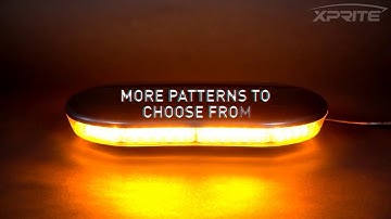 Xprite Amber Delta Series 30W COB LED Rooftop Strobe Light with Magnetic Base …