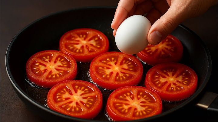 1 Tomato + 3 Eggs = 5-Min Quick & Healthy Breakfast