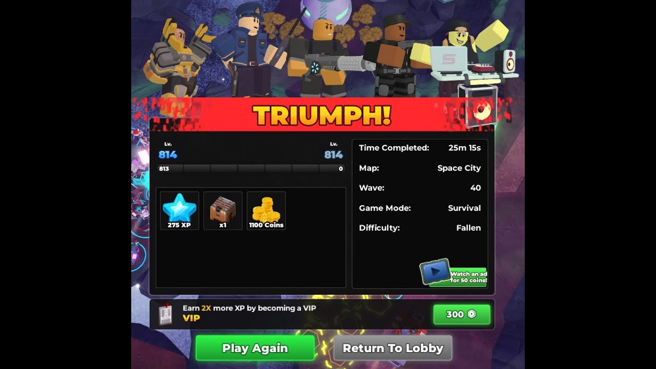 (outdated) SOLO space city fallen with commando (no skill tree, no consumable) | tds