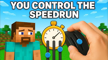 MINECRAFT SPEEDRUN BUT, YOU CONTROL THIS VIDEO WITH YOUR KEYBOARD || Part 2