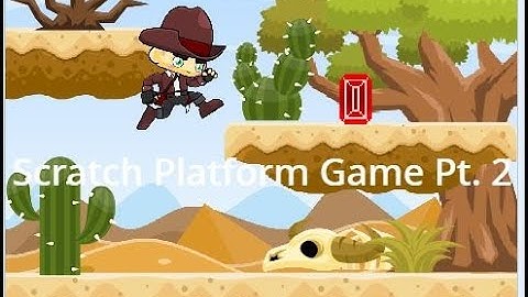Scratch Tutorial | Scratch Platform Game | Part 2 | How to make a platformer game in scratch