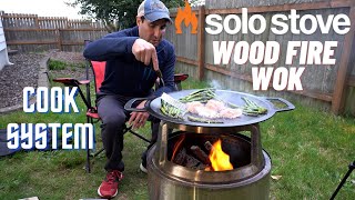 Solo Stove Wok Wood Fire System | Best Way To Cook Your Stir Fry on a Firepit Camping & Overlanding