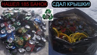 СДАЮ КРЫШКИ ОТ ПЭТ! НАШЕЛ 185 АЛЮМ БАНОК! ПОИСК МЕТАЛЛОЛОМА! ПРОВОДА!