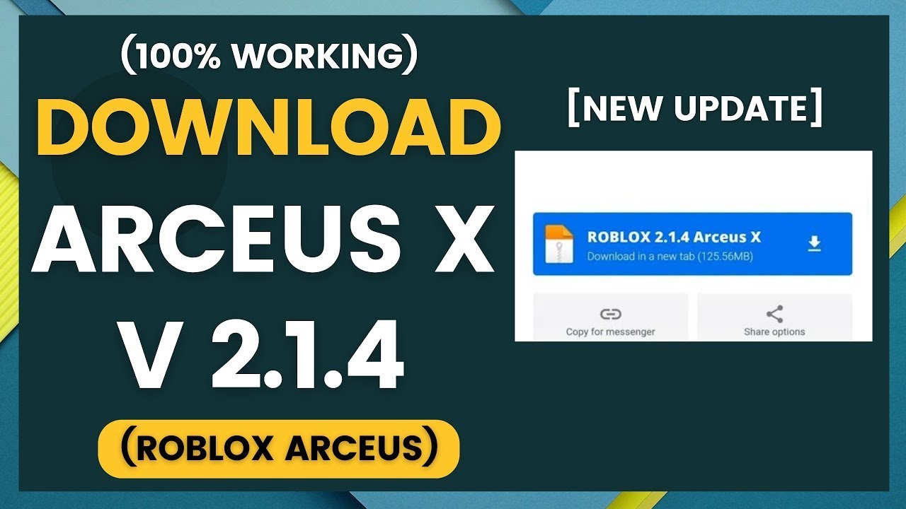 How To Download Arceus x 2.1.4 (100% Working)