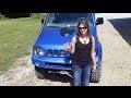 Blonde girl going off road with monster suzuki jimny  bigfoot 