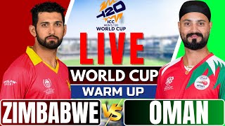 T20 WC Warm up live – Oman VS Zimbabwe, Live Score & Commentary | live cricket match today screenshot 1