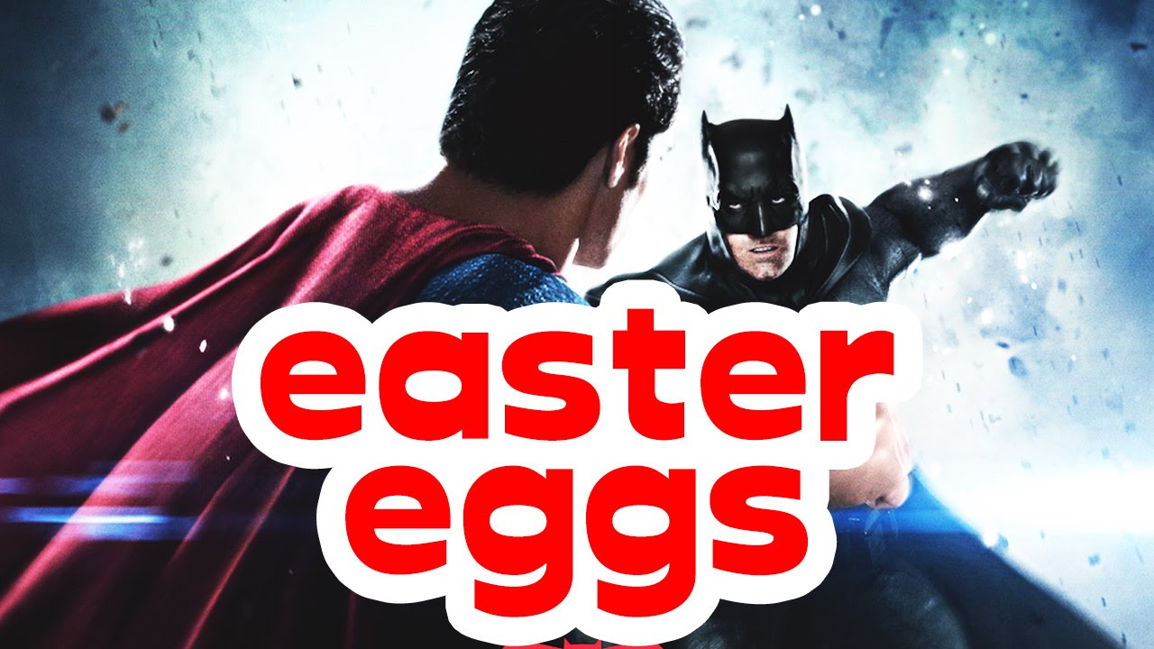 Batman Vs Superman Easter Eggs