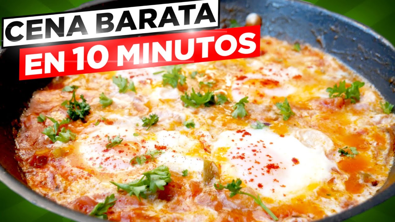 BAJA DE PESO con esta CENA EN 10 MINUTOS ?? HUEVOS AL PLATO receta SANA y  BARATA ?? También DESAYUNO - YouTube