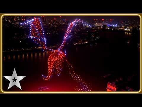 Celestial win GROUP GOLDEN BUZZER for stunning drone show | Semi-Finals | BGT 2026