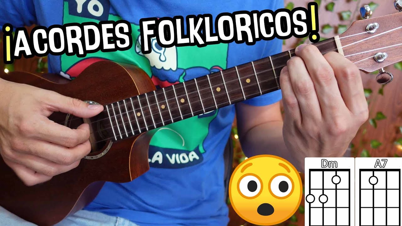 ¡Gran progresión folklórica para ukulele💃! - ¡Tutorial paso a paso🤗!