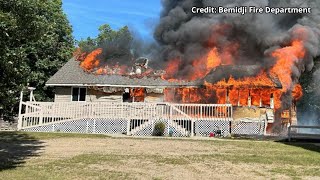 Home North of Bemidji Destroyed in Fire on Monday