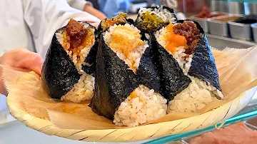 Amazing Onigiri Rice Balls Restaurants Collection | Japanese Street Food