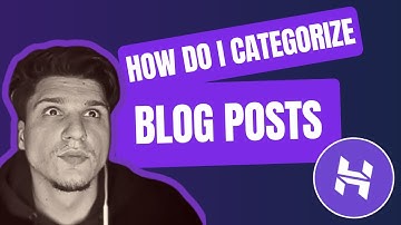 How Do I Categorize Blog Posts Hostinger Website Builder