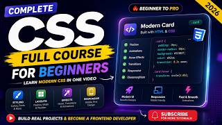 Celebrity CSS Tutorial for Beginners 🔥 Build Modern Websites Step by Step Profile