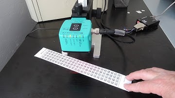 Odměřování polohy s PCV80 a Data Matrix kódem / Optical reading head PCV80 for absolute position