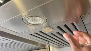 How to place baffle filter safe
