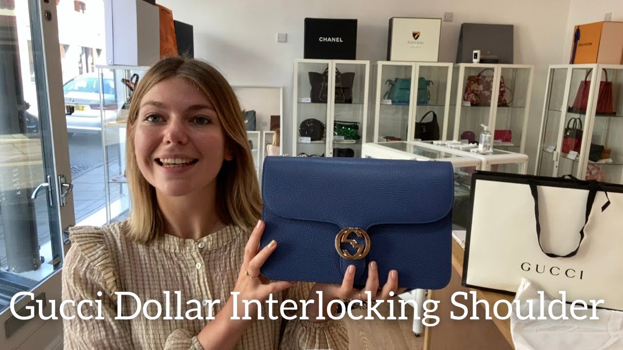 Gucci Dollar Interlocking Shoulder Bag Review 