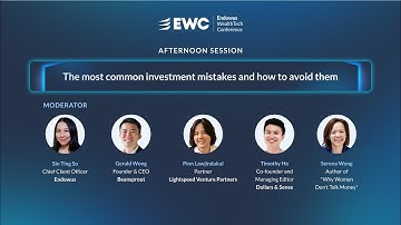 Endowus WealthTech Conference - The most common investing mistakes