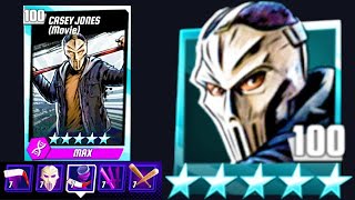 Casey Jones Movie Platinum Max Level 100 Tier 7 Tmnt Legends