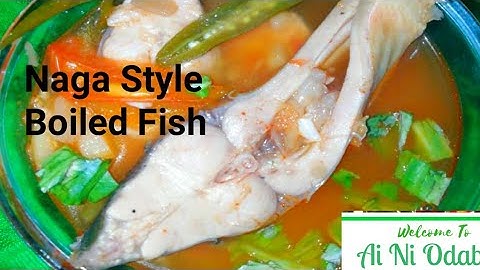Naga Style Fish Boiled Recipe // Bamboo shoot//
