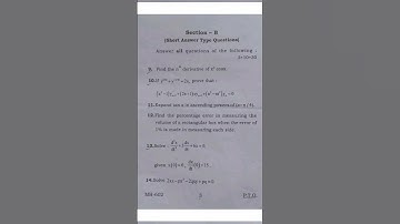 VBU BCA SEM 1 pyq mathematics 1 2022 -25#vbuhazaribagh #exam
