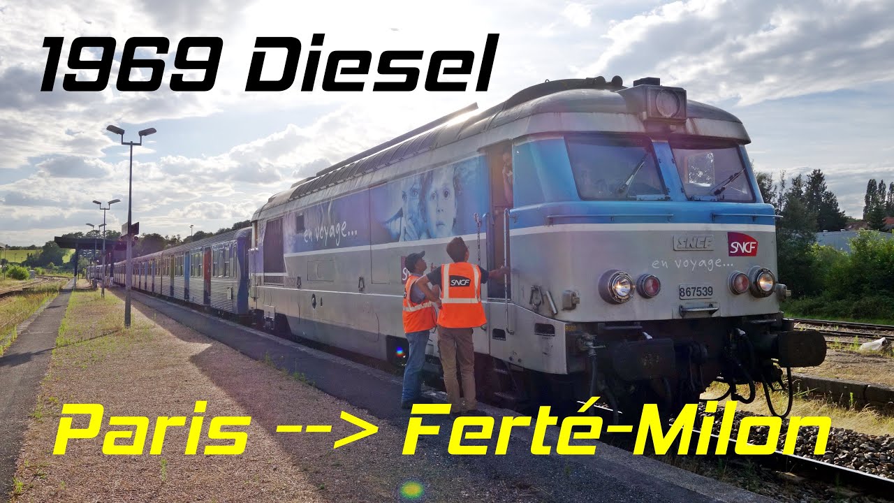 Безумные гудки и звук дизеля - Последний день перед отходом - Локомотив 1969 года - Париж Франция