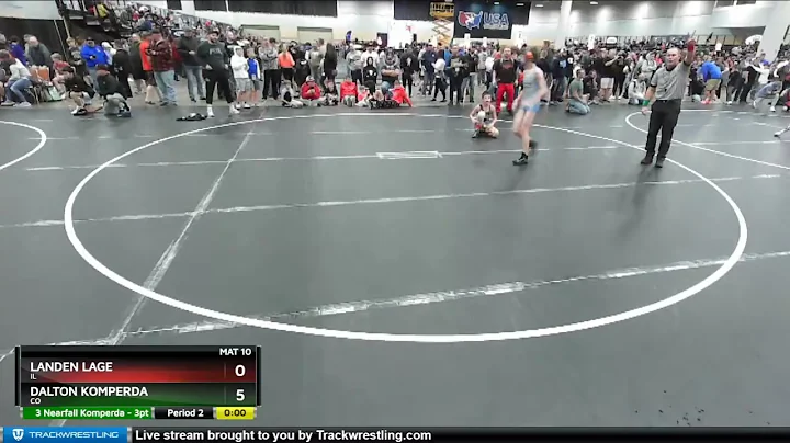 102 Lbs Cons. Round 2 - Landen Lage, IL Vs Dalton ...