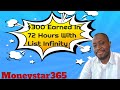 $300 Earned In 72 Hours With List Infinity (2021)