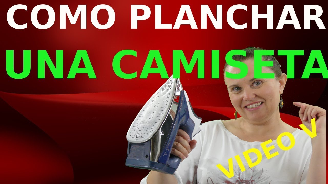 Como planchar y una camiseta -