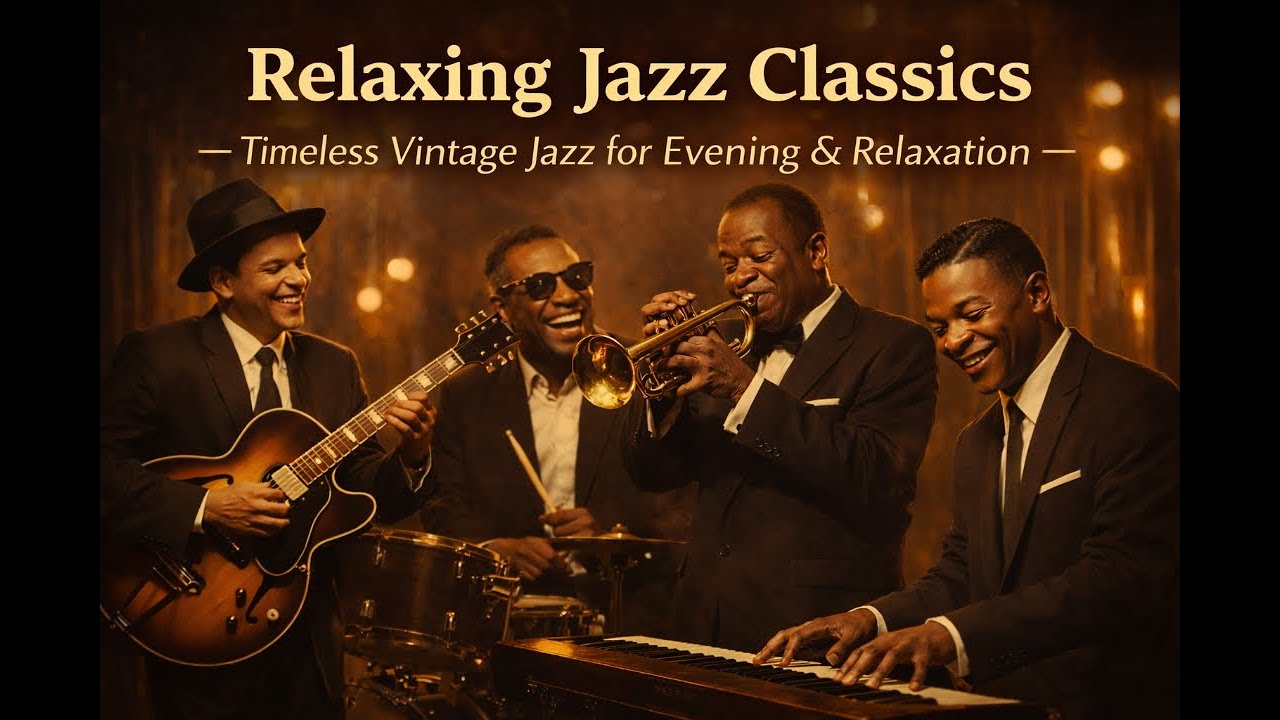 Moonlight Jazz Lounge - Relaxing Jazz Classics | Timeless Vintage Jazz for Evening & Relaxation.