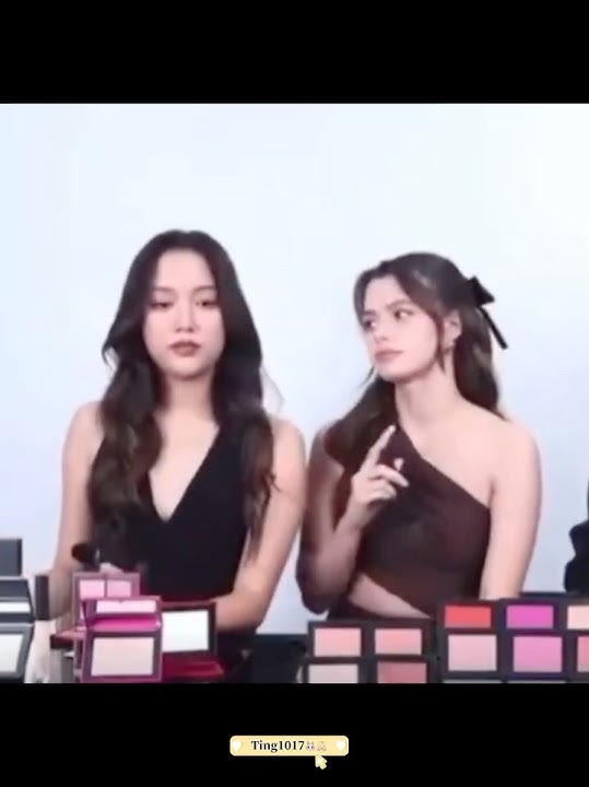 240602 nars freenbecky live, Freen didn't make eye contact Becky on the live. #Nars #Freenbecky
