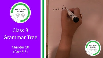 Grammar Tree | Class # 3 | Chapter 10 Subject, Predicate, Finite Verbs, and Infinitives (Part # 5)