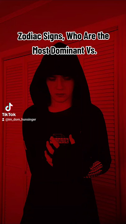 Most Dominant vs. Submissive! | Dom #shorts #zodiacsigns #astrology #dominant #humor #tiktok