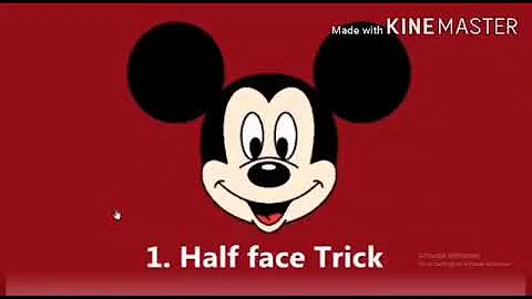 HOW TO DRAW MICKEY MOUSE IN MS PAINT