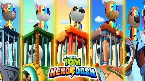 TALKINGTOM HERODASH | ALL HEROES MULTIPLE COLOUR SUIT & SAVING All CHARACTER ON TALKINGTOM HERODASH