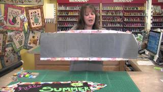 Quilt & Easy Chalk Cloth Table Runner