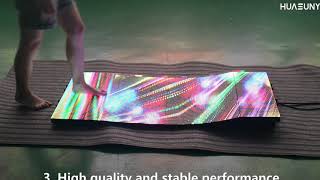 Rollable Curtain Flexible LED Display Model Galaxias P6.25 Installation and Display Effect