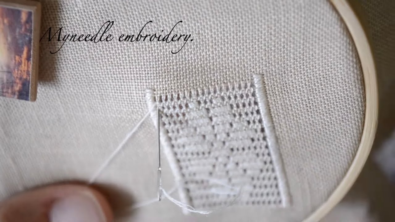 Чисна мережка з настилками та прутиками/Ukrainian embroidery.