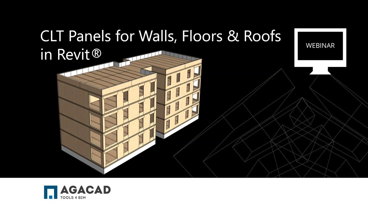 Clt Panels For Walls Floors Roofs In Revit Youtube